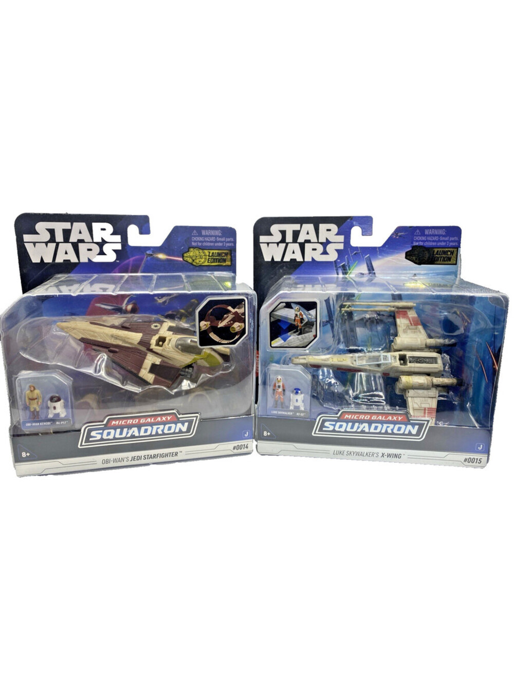 Star Wars Micro Galaxy Squadron Skywalker’s X-Wing & Obi-Wan Jedi Starfighter